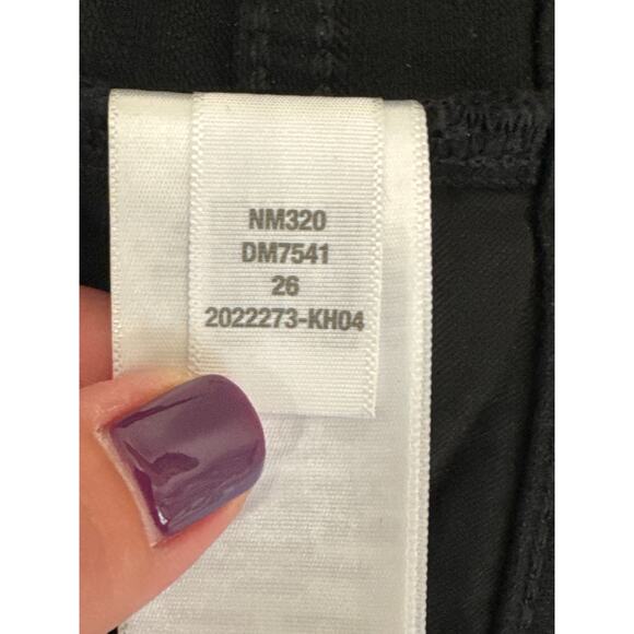 NWT Madewell Mid-Rise Kick Out Crop Jeans in Black Rinse Wash NM320 Size 26 - Picture 11 of 14